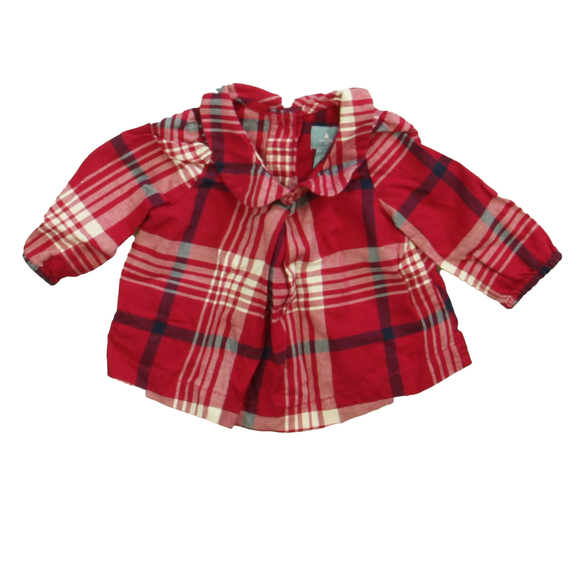 Gap Other - Gap Girls Pink Plaid Blouse size: 0-3 Months